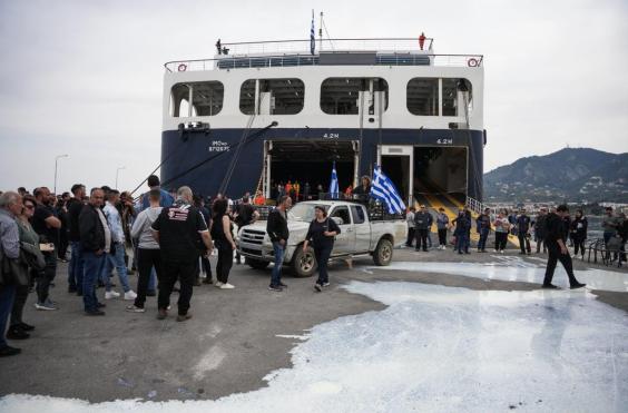 Λέσβος - κινητοποίηση 