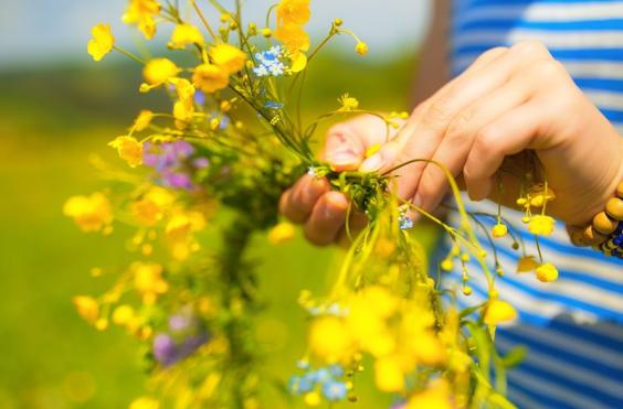 πρωτομαγιάτικο στεφάνι