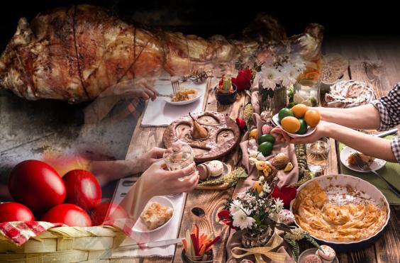 πασχαλινό τραπέζι