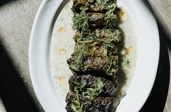 ντολμαδάκια, φούρνος