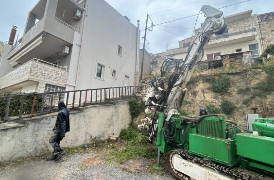 Ολοκληρώθηκαν οι γεωτρήσεις για τη γεωτεχνική έρευνα στον οικισμό των Βουτών