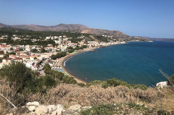 παραλία καλύβες αποκόρωνας