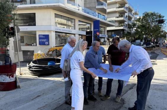 Στα εργοτάξια της ΔΕΥΑΗ ο Δήμαρχος Ηρακλείου 