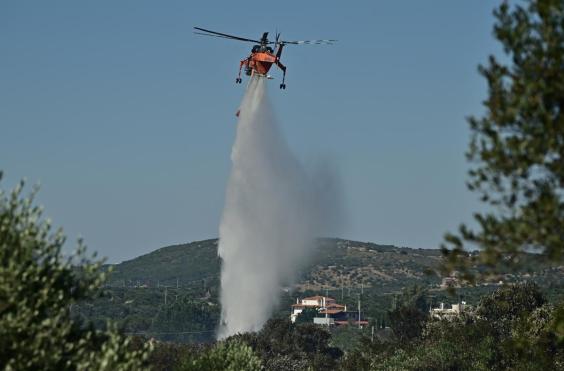 φωτια ελικοπτερο