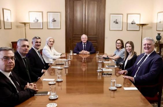 Η Μαρία Κοζυράκη συναντήθηκε με τον Πρόεδρο της Δημοκρατίας 