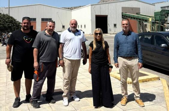 Επίσκεψη της Σέβης Βολουδάκη στις εγκαταστάσεις της ΔΕΔΙΣΑ