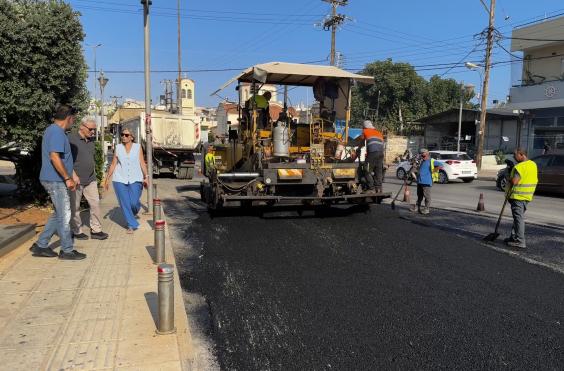 ικαρου ασφαλτοστρωση