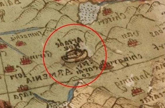 κιβωτός του νώε χάρτης
