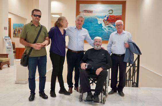 Συνάντηση του Περιφερειάρχη Κρήτης Σταύρου Αρναουτάκη με το Σωματείο Ατόμων με Αναπηρία Π. Ε.  Ρεθύμνης