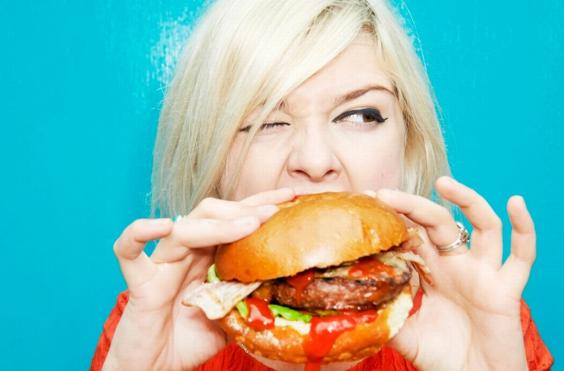 γυναίκα - burger