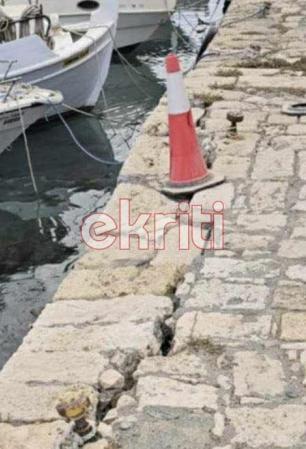 ρηγματώσεις ενετικό λιμάνι ηρακλείου