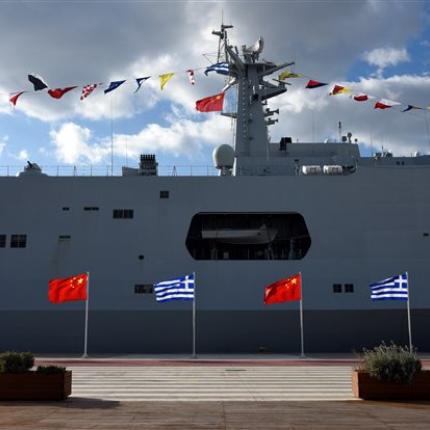 Ο πρωθυπουργός Αλέξης Τσίπρας υποδέχθηκε τον κινεζικό στόλο