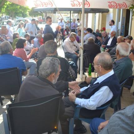 Στην Αυγενική ο Βασίλης Λαμπρινός