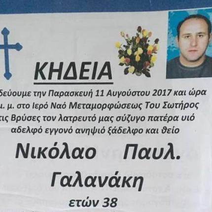 νίκος γαλανάκης
