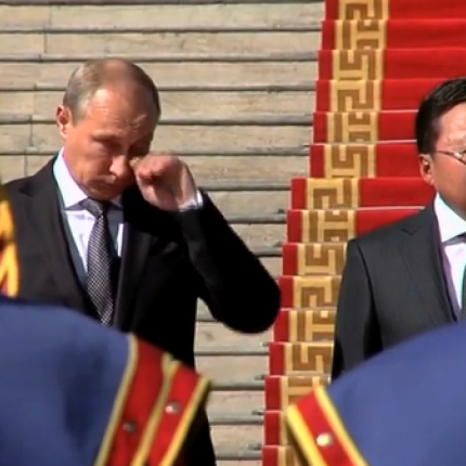 Όταν δάκρυσε ο Πούτιν (Βίντεο)