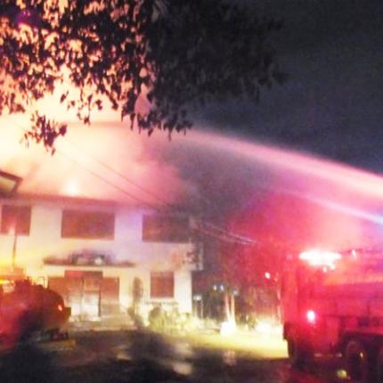 fire in Thailand