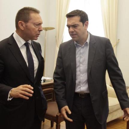 Αργά το βράδυ η συνάντηση Αλέξη Τσίπρα - Γιάννη Στουρνάρα