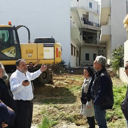 Ξεκίνησε η διάνοιξη στη συμβολή των οδών Ιωνίας και Γκύζη στο Ηράκλειο