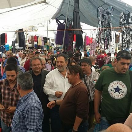 Στη Λαϊκή αγορά ο υπ. Δήμαρχος Ηρακλείου Γιάννης Κουράκης