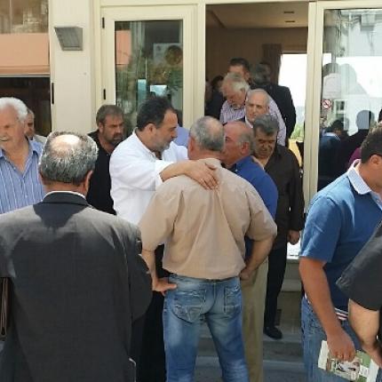 Στα Σταυράκια ο Γιάννης Κουράκης