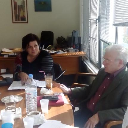 Ο Μανόλης Θραψανιώτης στο ΕΚΑΒ Κρήτης