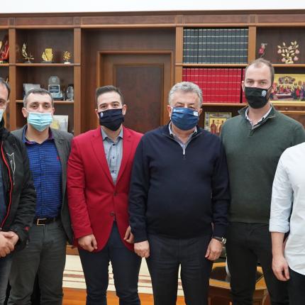 Συνάντηση Περιφερειάρχη Κρήτης με το νεοκλεγμένο Δ.Σ. της Ένωσης Αστυνομικών Υπαλλήλων Ηρακλείου