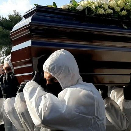 Κηδεία Γιώργου Τράγκα.