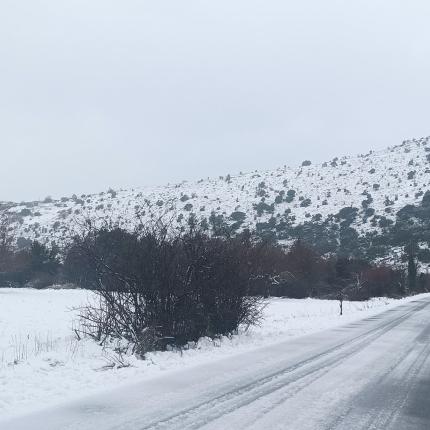 Οροπέδιο Λασιθίου χιόνια