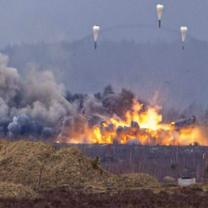 Μεγάλη αεροπορική επιχείρηση των Ρώσων κοντά στην πρωτεύουσα της Ουκρανίας