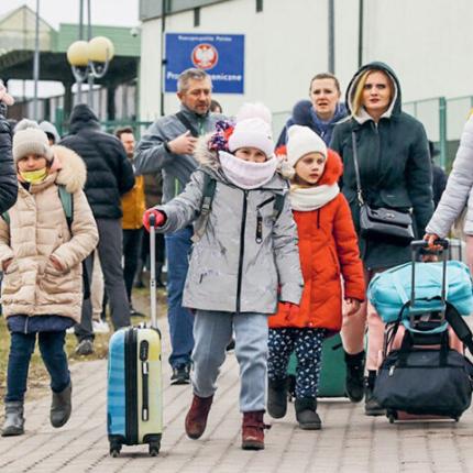 Πρόσφυγες στην Ουκρανία 