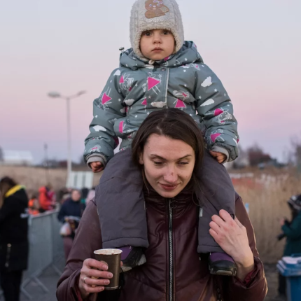 πρόσφυγες από Ουκρανία