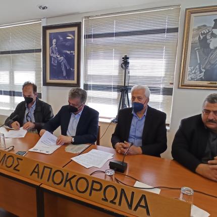 Υπογραφή σύμβασης από τον Περιφερειάρχη για τον βιολογικό στην Γεωργιούπολη