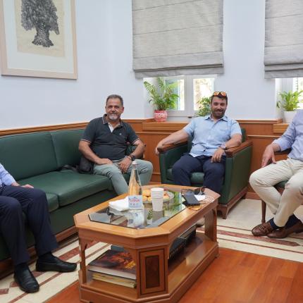 Συνάντηση Περιφερειάρχη Κρήτης με τον Δήμαρχο Σητείας  