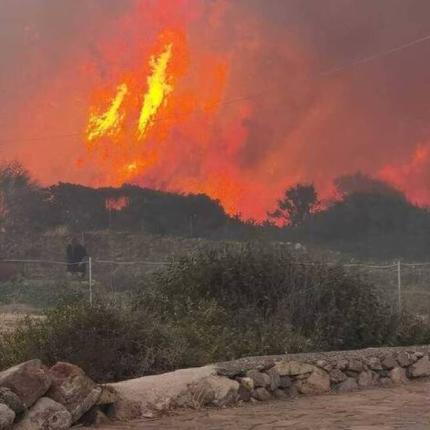 Φωτιά Λέσβος