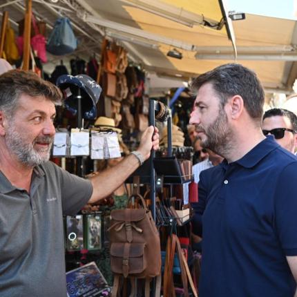 Νίκος Ανδρουλάκης: Περιοδεία, συναντήσεις και ομιλία στα Χανιά