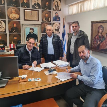 Σύμβαση για την στατική ενίσχυση του Δημαρχείου Ανωγείων