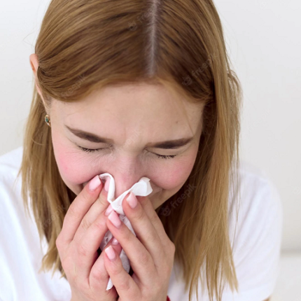 ίωση γρίπη βουλωμένη μύτη