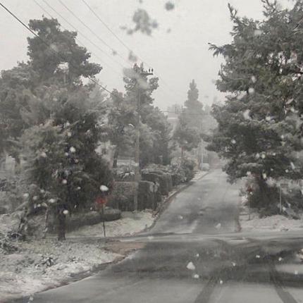 Χιόνια στη Δροσιά