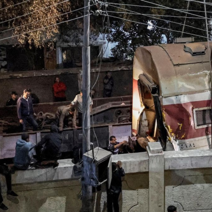 Αίγυπτος: Σιδηροδρομικό δυστύχημα