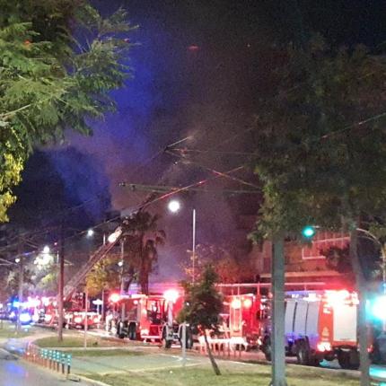 φωτια σε εστιατόριο