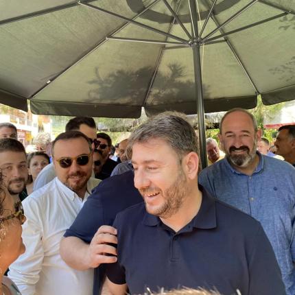 Ο Νίκος Ανδσρουλάκης στις Αρχάνες