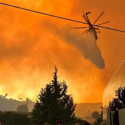 Φωτιά στη Ρόδο