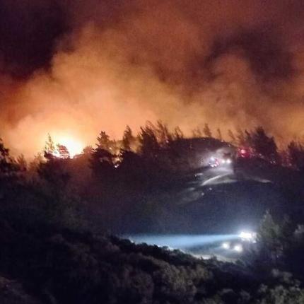 φωτιά ρόδος