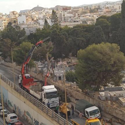 ΚΟΠΗ ΔΕΝΤΡΩΝ ΝΕΚΡΟΤΑΦΕΙΟ ΑΓΙΟΥ ΚΩΝΣΤΑΝΤΙΝΟΥ