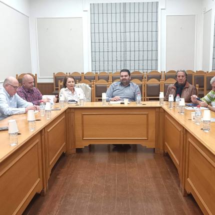Σύσκεψη του Αντιπεριφερειάρχη Αγροτικής Οικονομίας με την διοίκηση του ΓΕΩΤΕΕ Κρήτης