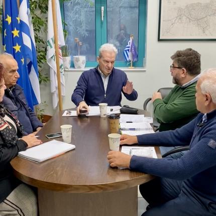 Ο Αλέξης Καλοκαιρινός στην ΔΕΥΑΗ