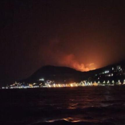 Κριμαία αγωγός φωτιά