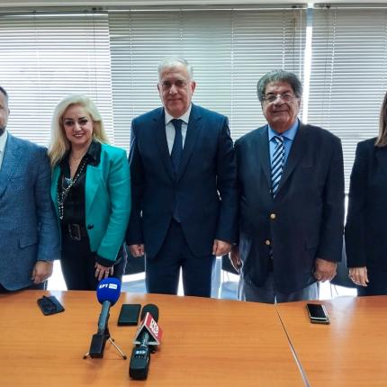 Ο Υπουργός Ανάπτυξης στην τελετή παράδοσης - παραλαβής στον Συνήγορο του Καταναλωτή
