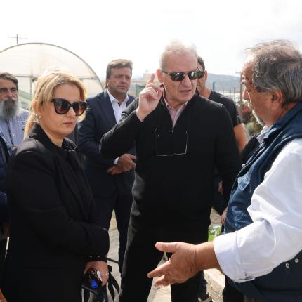 Αυτοψία Καλοκαιρινού στα Ειδικά Σχολεία για την κατολίσθηση