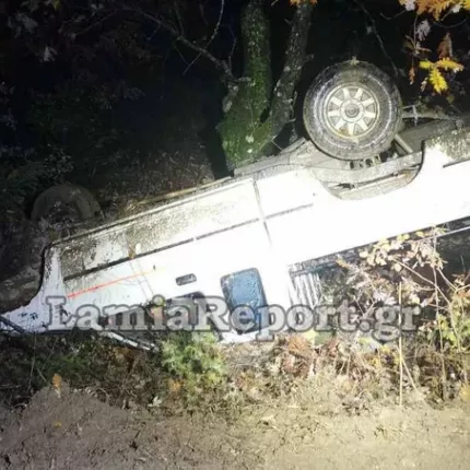 τροχαιο ανατροπη